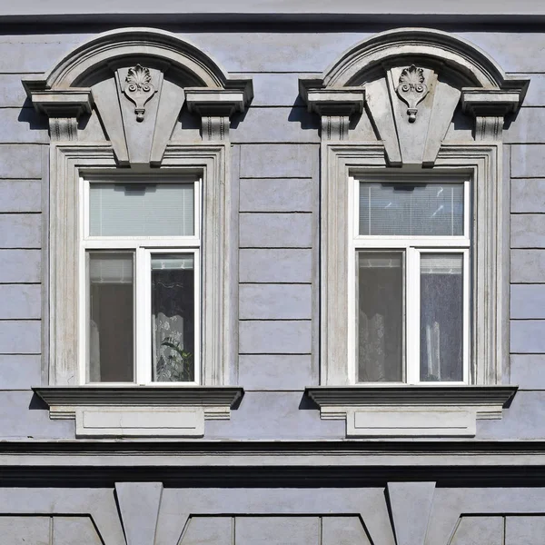 Ventana Edificio Antiguo Viejo Bratislava 2019 — Foto de Stock