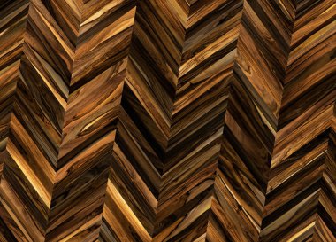 Tahta panellerin üst görünümü