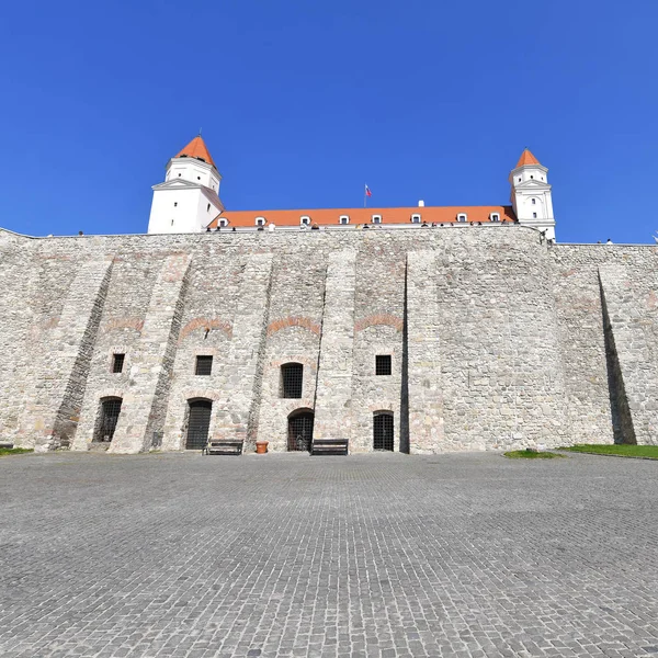 Prag Czech Cumhuriyet Mayıs 2018 Strahov Manastırı Nın Duvarları Şehir — Stok fotoğraf