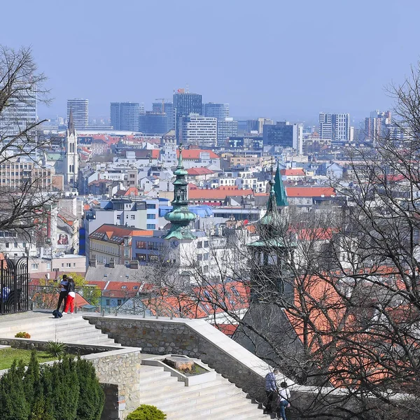 Prague Czech Republic May 2018 View City Walls Strahov Monastery — Stock Photo, Image