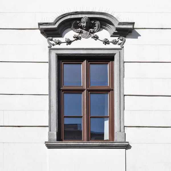 Ventana Edificio Antiguo Viejo Bratislava 2019 —  Fotos de Stock