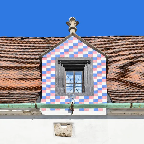 Вікно Старовинної Будівлі Стара Братислава 2019 Рік — стокове фото