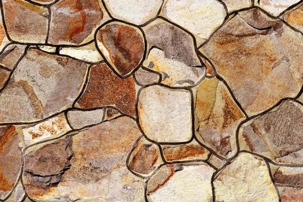 Fragmento Una Pared Una Piedra Astillada — Foto de Stock