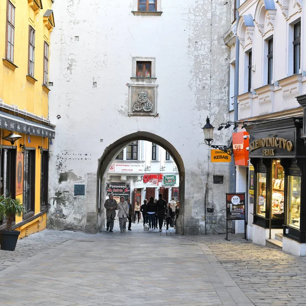 Bratislava República Eslovaca Abril 2019 Ruas Cidade Antiga — Fotografia de Stock