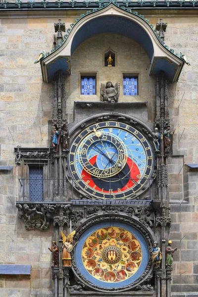 Pražské Astronomické Hodiny Starém Městském Sále Prahy Staroměstské Náměstí Praha — Stock fotografie