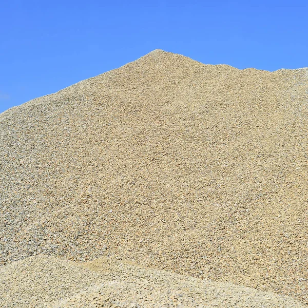 Pile Gravel Stones Quarry — Fotografia de Stock