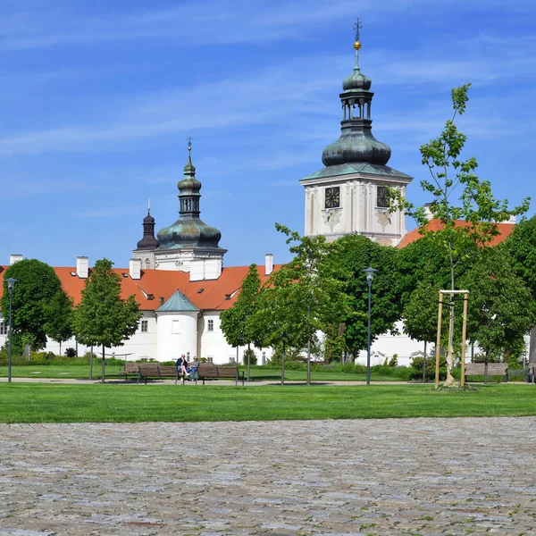 Tschechische Krumlov Tschechische Republik Juli 2019 Burgturm Unesco Weltkulturerbe — Stockfoto