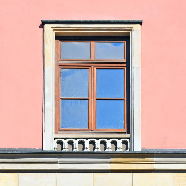 Finestra Antico Edificio Old Wroclaw 2019 — Foto Stock
