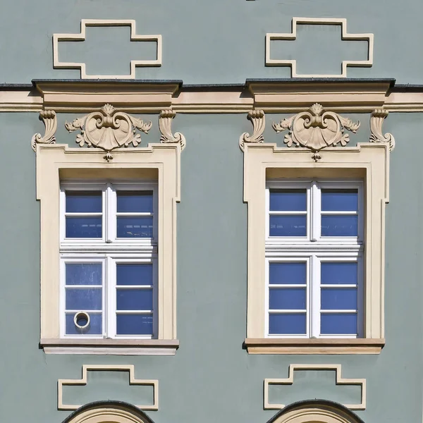 Fenster Eines Antiken Gebäudes Altes Breslau 2019 — Stockfoto