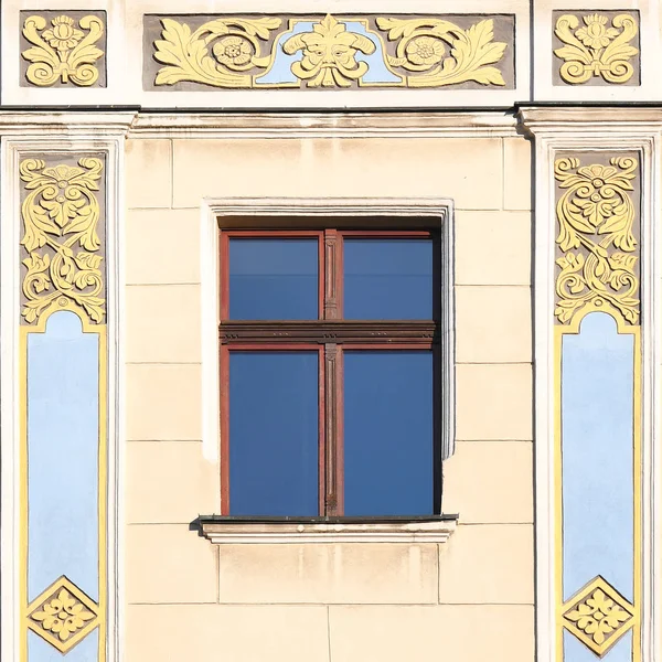 Вікно Стародавнього Будинку Стара Вроцлав 2019 — стокове фото