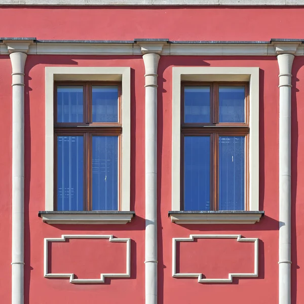 Fenêtre Ancien Bâtiment Vieux Wroclaw 2019 — Photo
