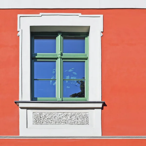 Janela Edifício Antigo Velho Wroclaw 2019 — Fotografia de Stock