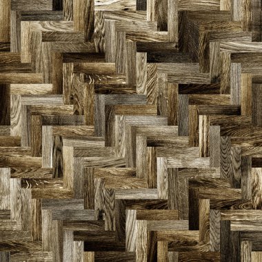 Tahta panellerin üst görünümü