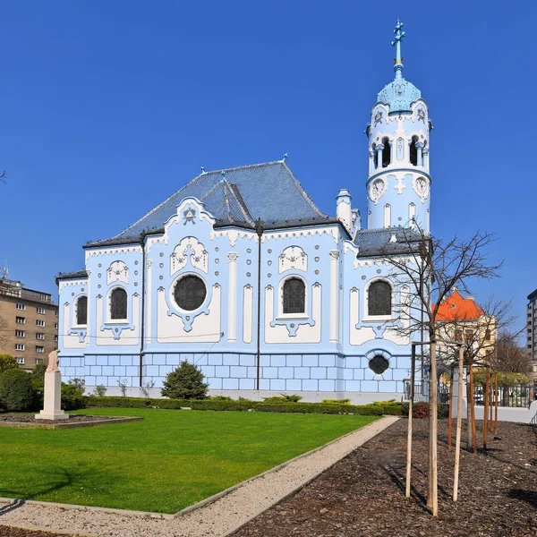 Μπρατισλάβα Σλοβακική Δημοκρατία Μαρτίου 2019 Εκκλησία Της Αγίας Ελισάβετ — Φωτογραφία Αρχείου