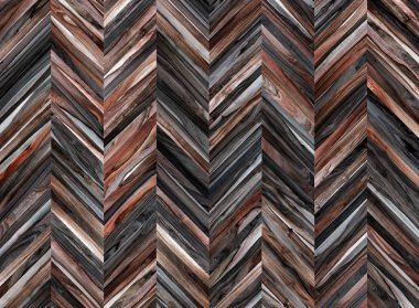 Tahta panellerin üst görünümü