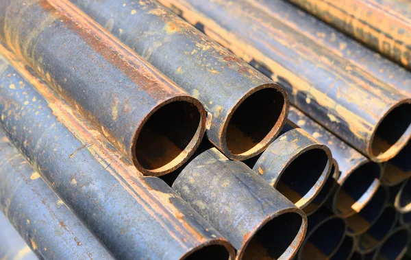 metal rusty pipes background