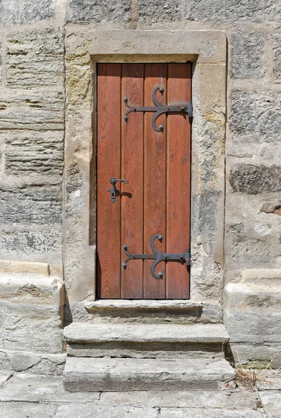 Puerta Madera Del Edificio Viejo — Foto de Stock