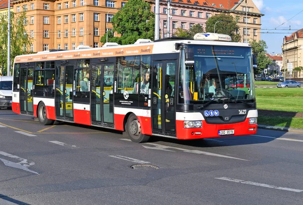 Прага Чешская Республика Мая 2019 Года Городской Автобус Маршруту — стоковое фото