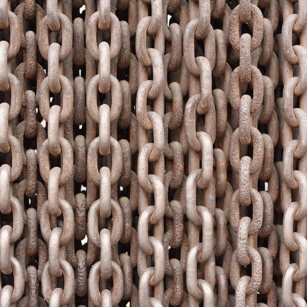 Welded Metal Chains Background Photo — Stock Photo, Image