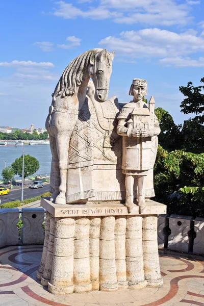Budapest Hungary July 2019 Statue King Saint Steven Budapest — Photo