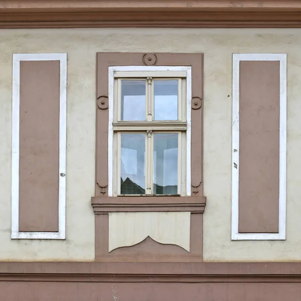 Ventana Edificio Antiguo Praga Vieja 2019 — Foto de Stock