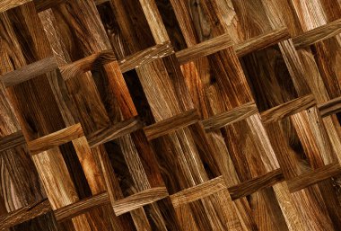 Parke zemin parçası. Meşe.