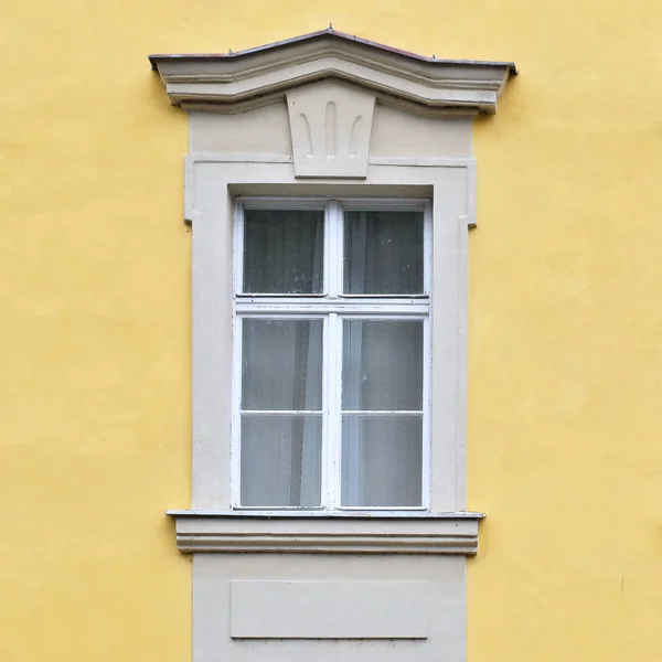 Ventana Edificio Antiguo Praga Vieja 2019 — Foto de Stock