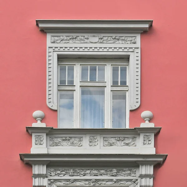 Fenêtre Ancien Bâtiment Vieux Prague 2019 — Photo