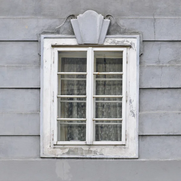 Okno Starověké Budovy Stará Praha 2019 — Stock fotografie