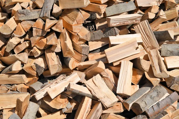 Pile Firewood Stacked —  Fotos de Stock