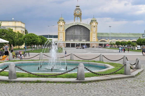 Prague République Tchèque Mai 2019 Prague Exhibition Center Holesovice Palais — Photo