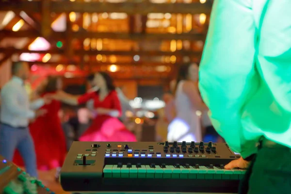 Casais Dança Durante Evento Festa Celebração Casamento — Fotografia de Stock