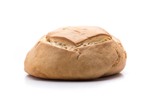 Ένα Μεγάλο Κομμάτι Υγιεινό Σπιτικό Ψωμί — Φωτογραφία Αρχείου