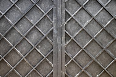 Sahte metal ürünlerinin parçası. yakın plan.