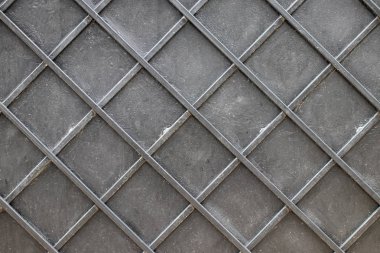 Sahte metal ürünlerinin parçası. yakın plan.