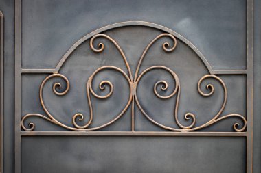 Sahte metal ürünlerinin parçası. yakın plan.