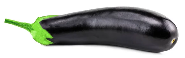 Eggplant Isolated Clipping Path White Background — Stock Photo, Image