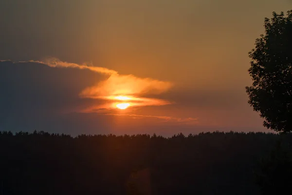 Hermoso Celestial Amanecer Paisaje Las Montañas —  Fotos de Stock