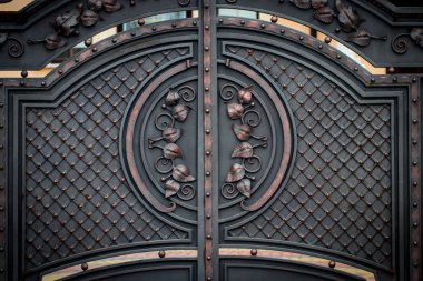 Sahte metal ürünlerinin parçası. yakın plan.