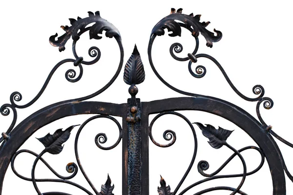 Dövme metal ürünler beyaz arka plan üzerinde izole parçası. yakın çekim.