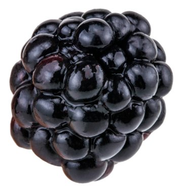 Beyaz arka plan kırpma yolu üzerinde izole blackberry.