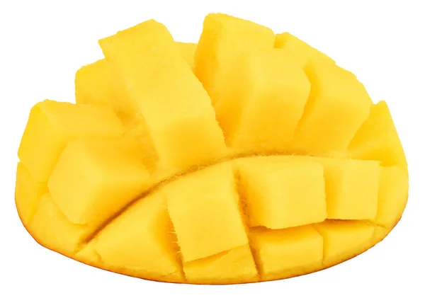 Mango Isoliert Auf Weißem Hintergrund Draufsicht — Stockfoto