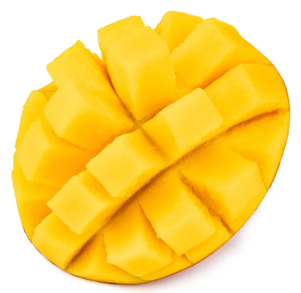 Mango Isoliert Auf Weißem Hintergrund Draufsicht — Stockfoto