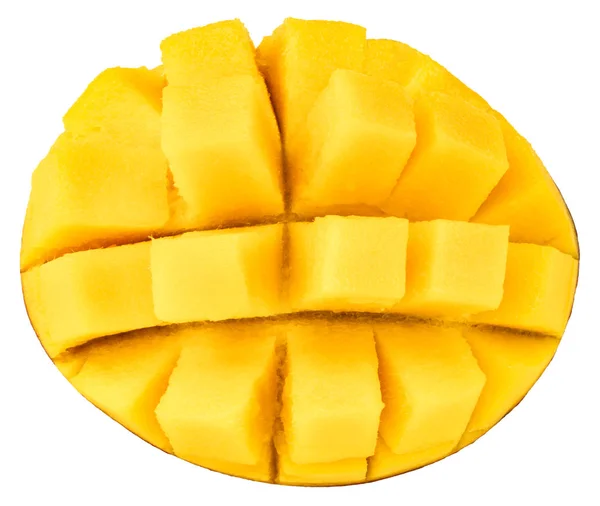 Mango Isoliert Auf Weißem Hintergrund Draufsicht — Stockfoto