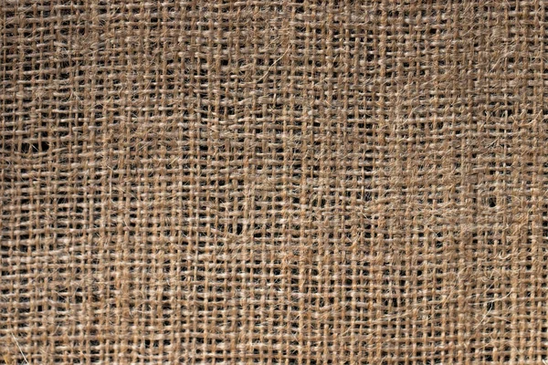 Texture Toile Jute Textile Fond Fermer Macro — Photo