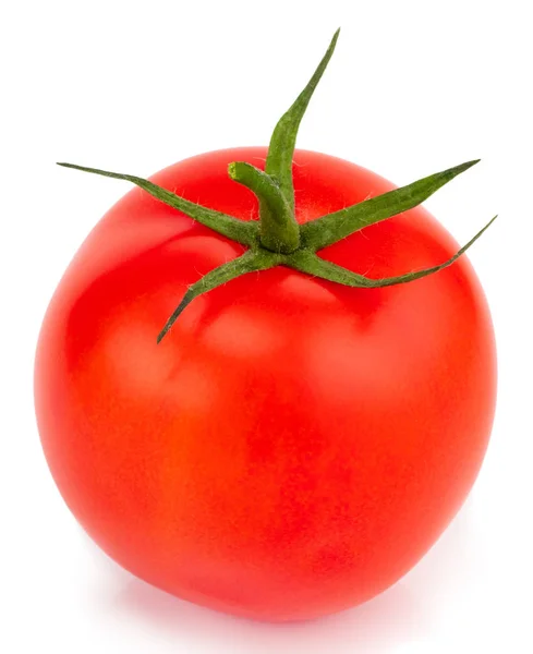 Tomate Isoliert Tomate Mit Schnittpfad Volle Schärfentiefe — Stockfoto