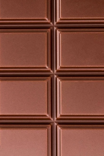 Texture Milk Chocolate Bar Top View — Stock Photo, Image