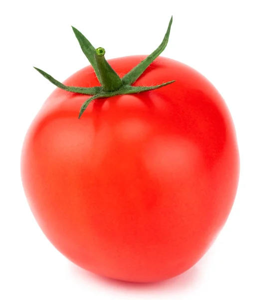 Tomate Isoliert Tomate Mit Schnittpfad Volle Schärfentiefe — Stockfoto