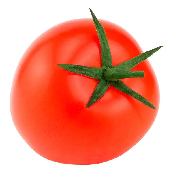 Tomate Isoliert Tomate Mit Schnittpfad Volle Schärfentiefe — Stockfoto