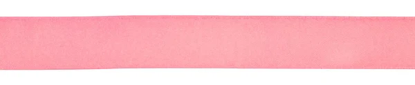 白い背景に分離されたピンクの絹のリボン — ストック写真